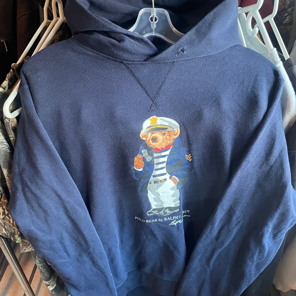 Polo Ralph Lauren Navy Polo Bear Hoodie